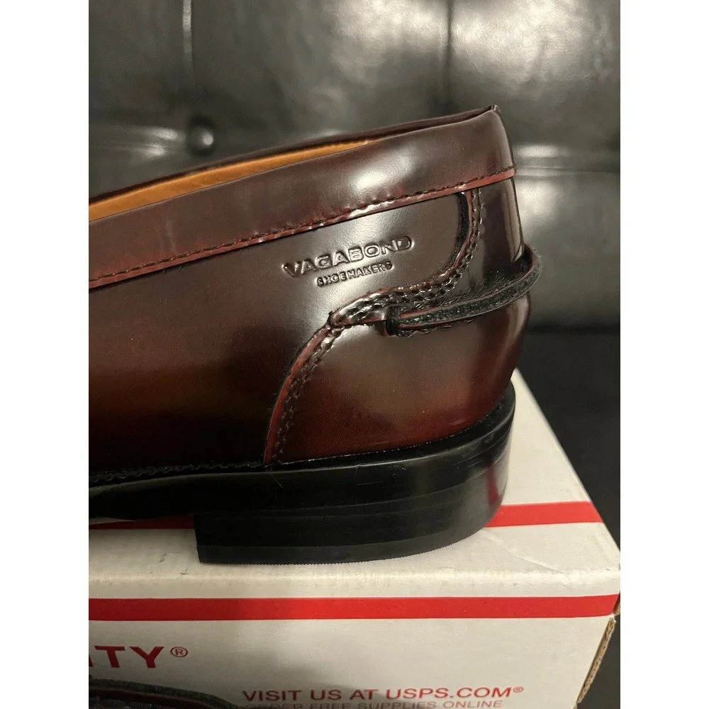 Vagabond Shoemakers Leather Penny Loafers Burnished Brown